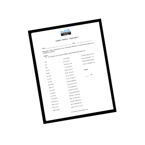 Digit span 1 Worksheet BOT PORTAL thumbnail copy