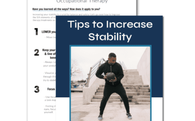 Tips to Increase Stability - Buffalo Occupational Therapy