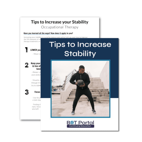 Tips to Increase Stability - Buffalo Occupational Therapy