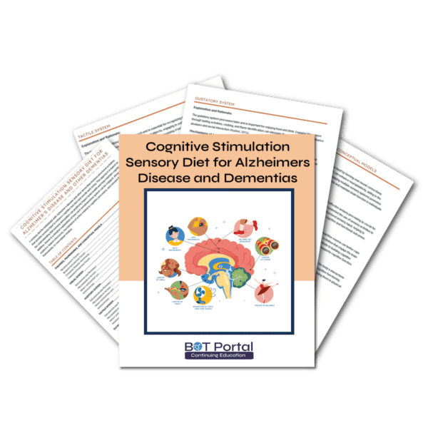 Cognitive Stimulation Sensory Diet for Alzheimers Disease and Dementias - Buffalo Occupational Therapy