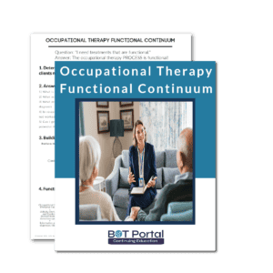 Occupational Therapy Functional Continuum